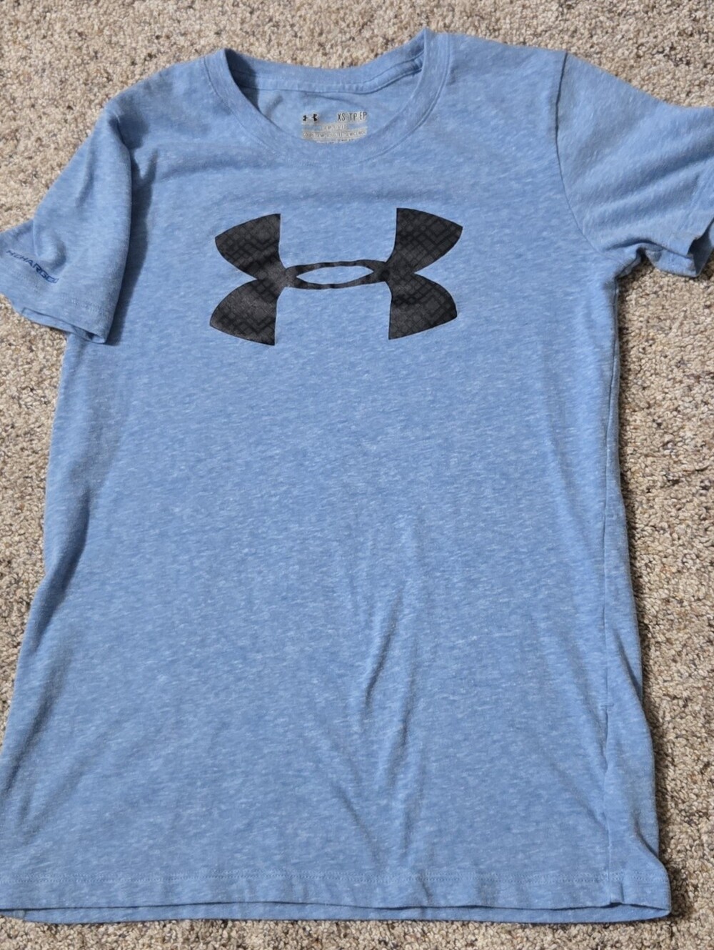 Under Armour Light Blue Logo Tee